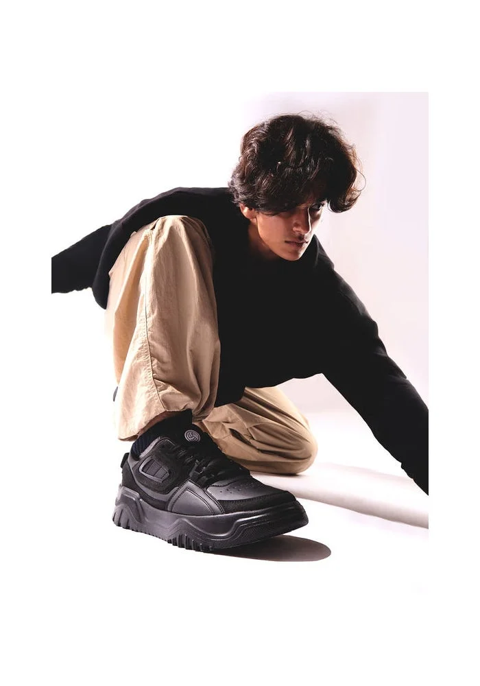 Bacca Bucci Onyx Black EVOLVE - The Ultimate Low-Top Sneakers for Men | Best Price UAE